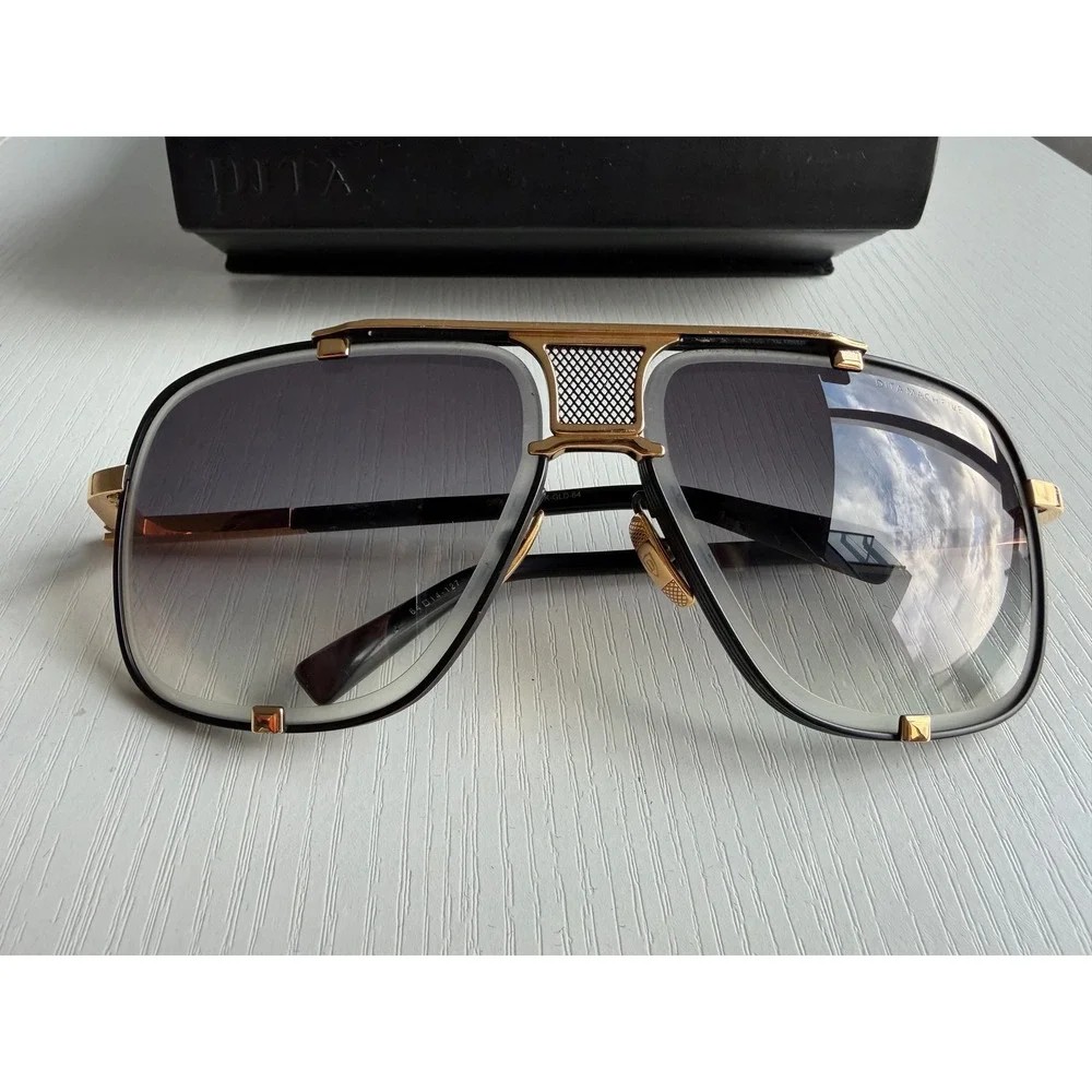 DITA Mach Five II Sunglasses Black Gold DRX-2087 Japan Authentic